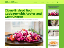 Tablet Screenshot of eatwithtom.com